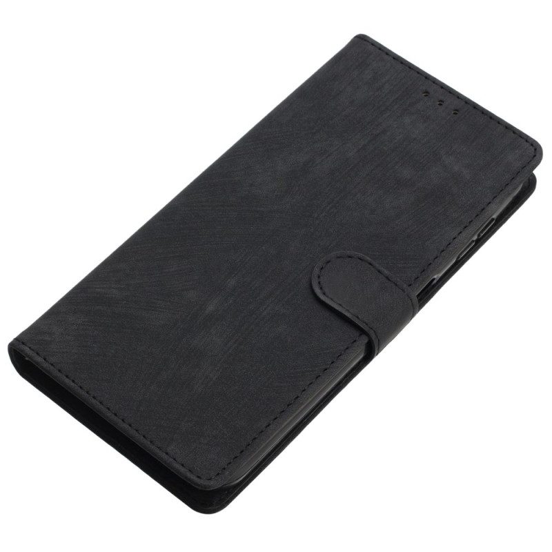 Fodral För Xiaomi Redmi Note 14 5g Mockaeffekt Med Rem