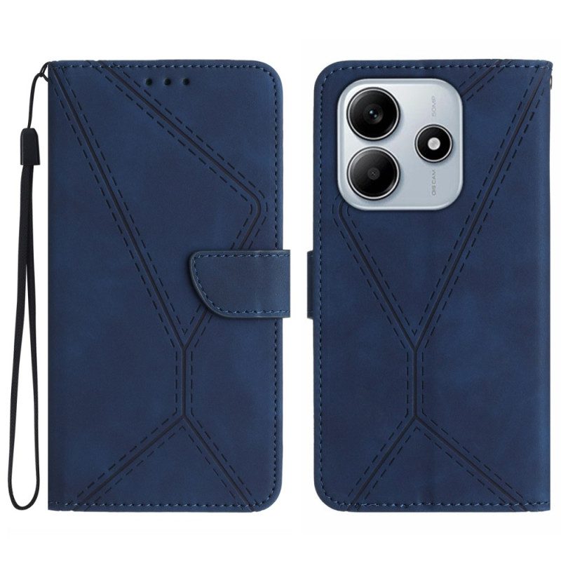 Fodral För Xiaomi Redmi Note 14 5g Remlinjer Och Drag