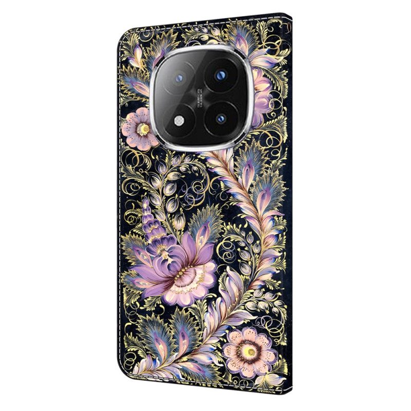 Fodral För Xiaomi Redmi Note 14 Pro 4g Blommig Vintage