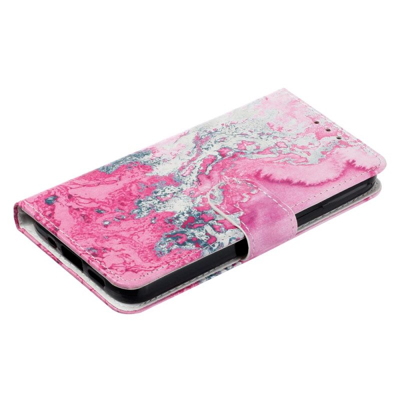 Fodral För Xiaomi Redmi Note 14 Pro 4g Rosa Marmor