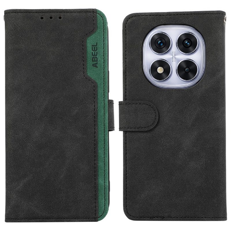 Fodral För Xiaomi Redmi Note 14 Pro 4g Tvåfärgad Abeel Mockaeffekt