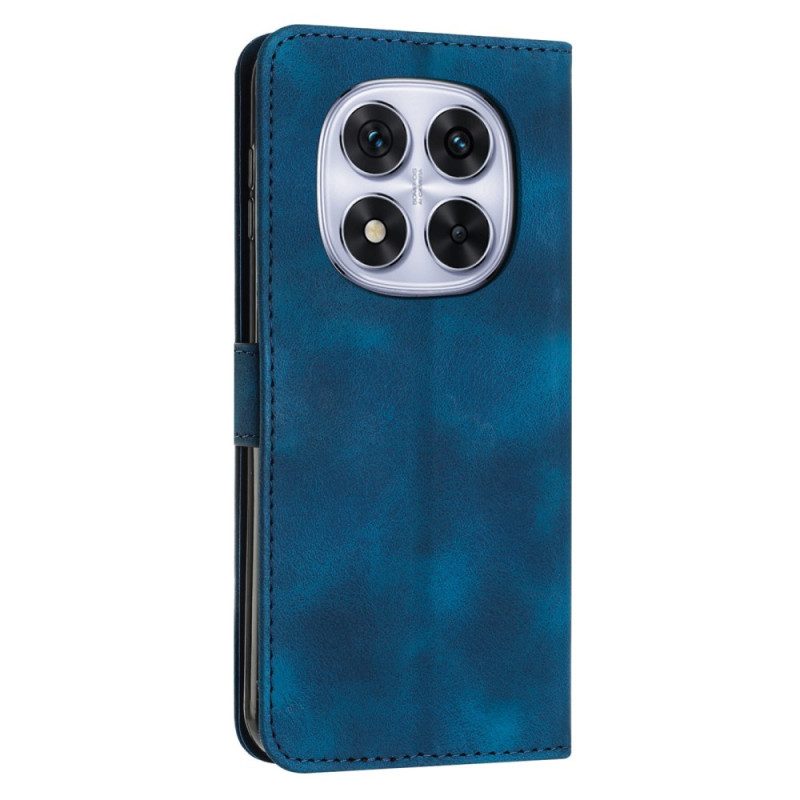 Fodral För Xiaomi Redmi Note 14 Pro 5g Randig Mocka-effekt