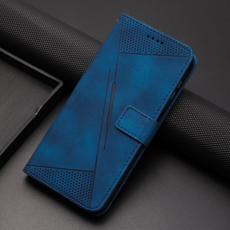 Fodral För Xiaomi Redmi Note 14 Pro 5g Randig Mocka-effekt