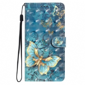 Fodral För Xiaomi Redmi Note 14 Pro Plus 5g 3d Fjärilar