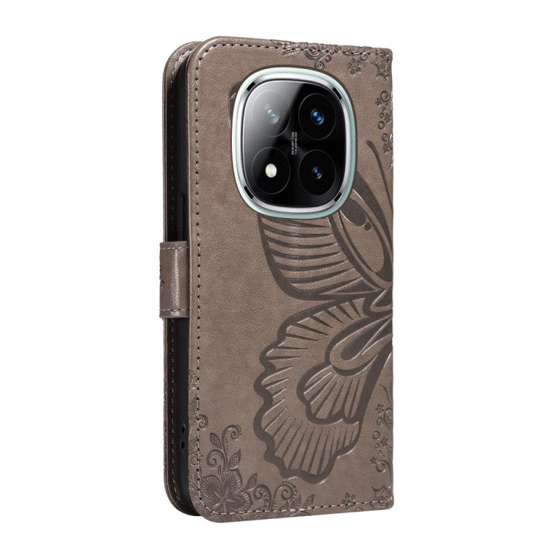 Fodral För Xiaomi Redmi Note 14 Pro Plus 5g Grafisk Fjäril