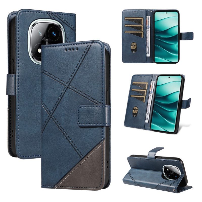 Fodral För Xiaomi Redmi Note 14 Pro Plus 5g Tvåfärgad Randig Strap-on
