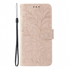 Fodral För Xiaomi Redmi Note 14s Blommig Spets