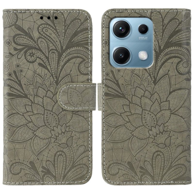 Fodral För Xiaomi Redmi Note 14s Blommig Spets