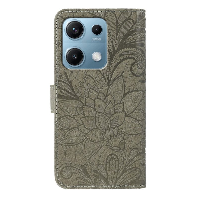 Fodral För Xiaomi Redmi Note 14s Blommig Spets