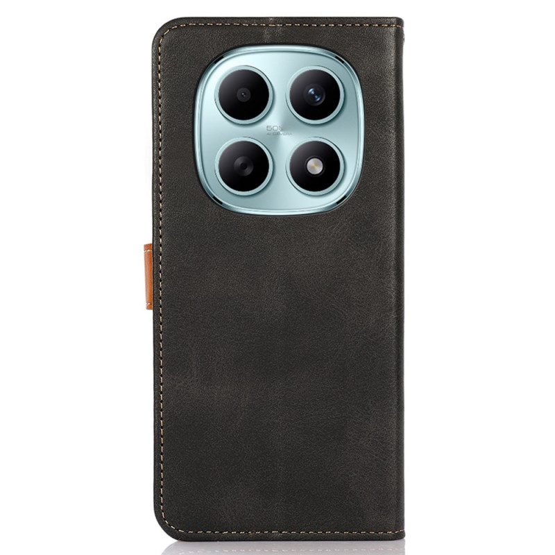 Fodral För Xiaomi Redmi Note 15 5g Guldspänne Khazneh