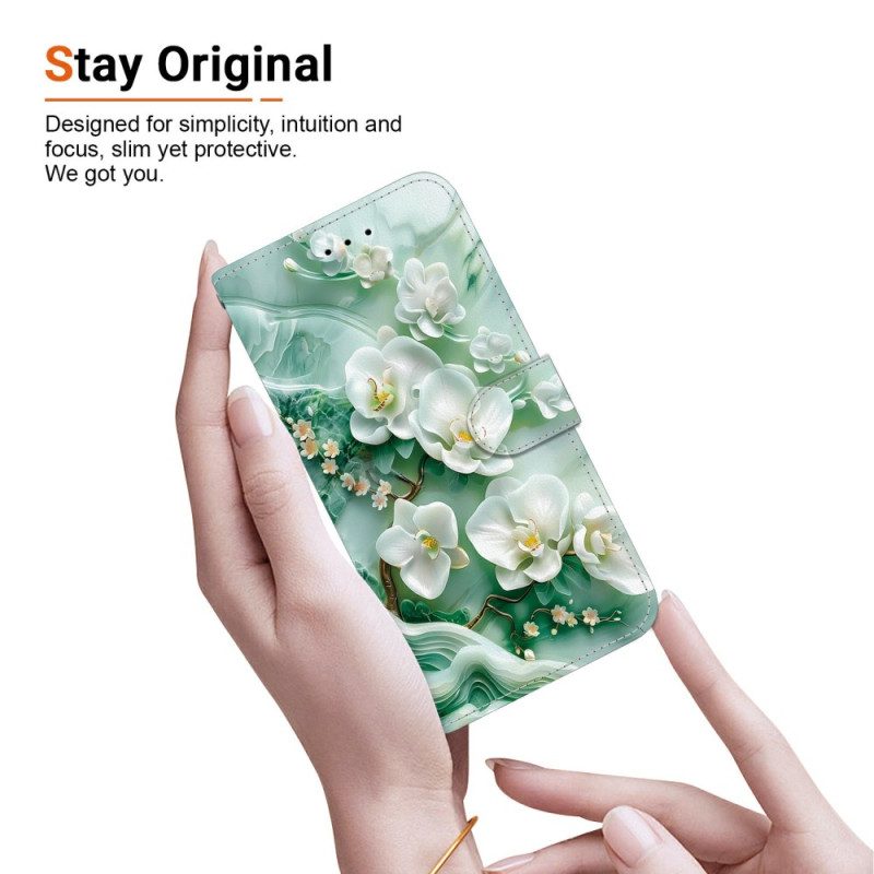 Fodral För Xiaomi Redmi Note 15 5g Jadeblommor