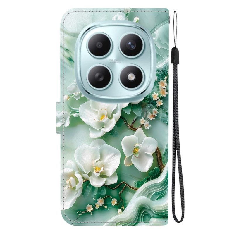 Fodral För Xiaomi Redmi Note 15 5g Jadeblommor