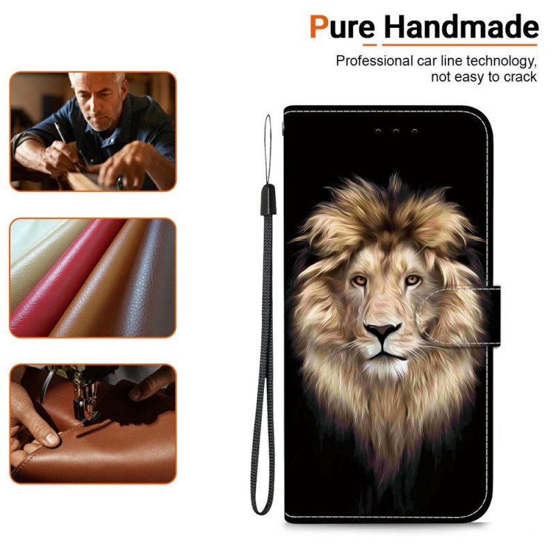 Fodral För Xiaomi Redmi Note 15 5g Lejonhuvud