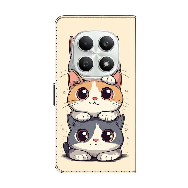 Fodral För Xiaomi Redmi Note 15 5g Staplade Katter