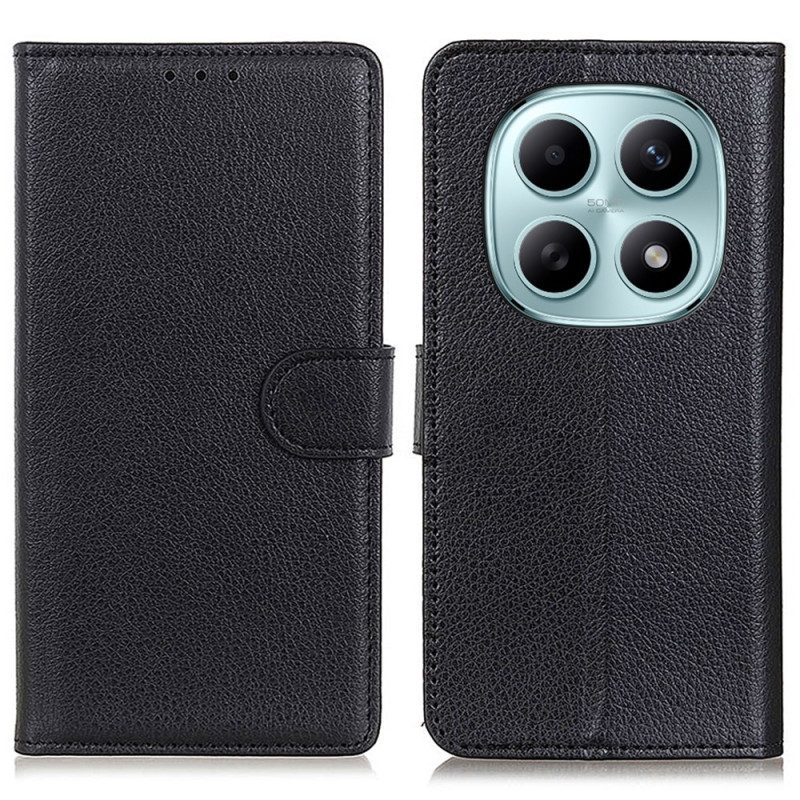 Fodral För Xiaomi Redmi Note 15 5g Traditionellt Konstläder
