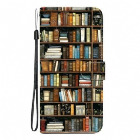 Fodral För Xiaomi Redmi Note 15 Pro 5g Bibliotek Motiv