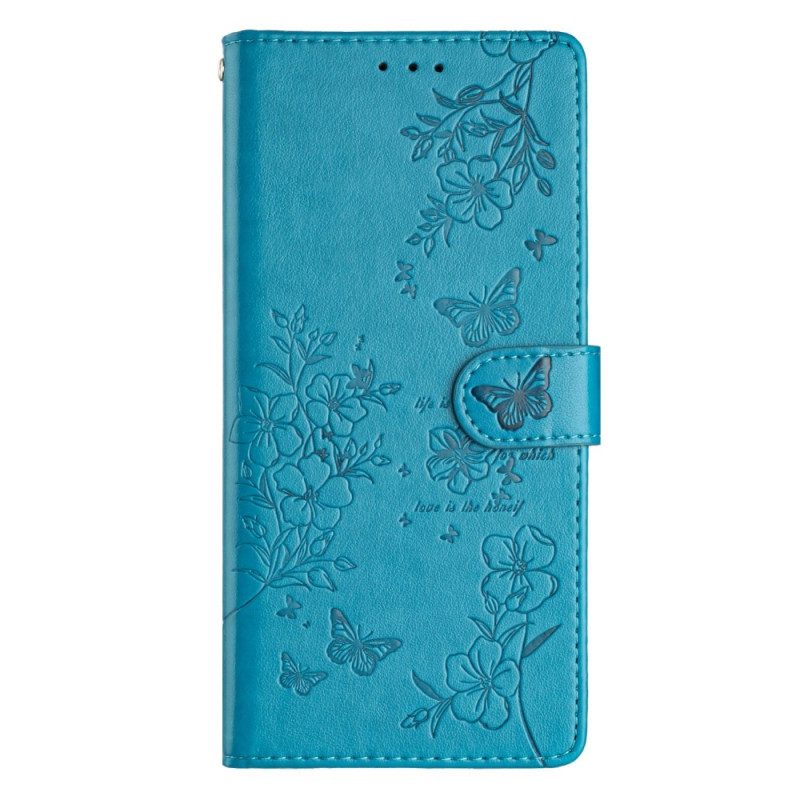 Fodral För Xiaomi Redmi Note 15 Pro 5g Blommig Gravyr