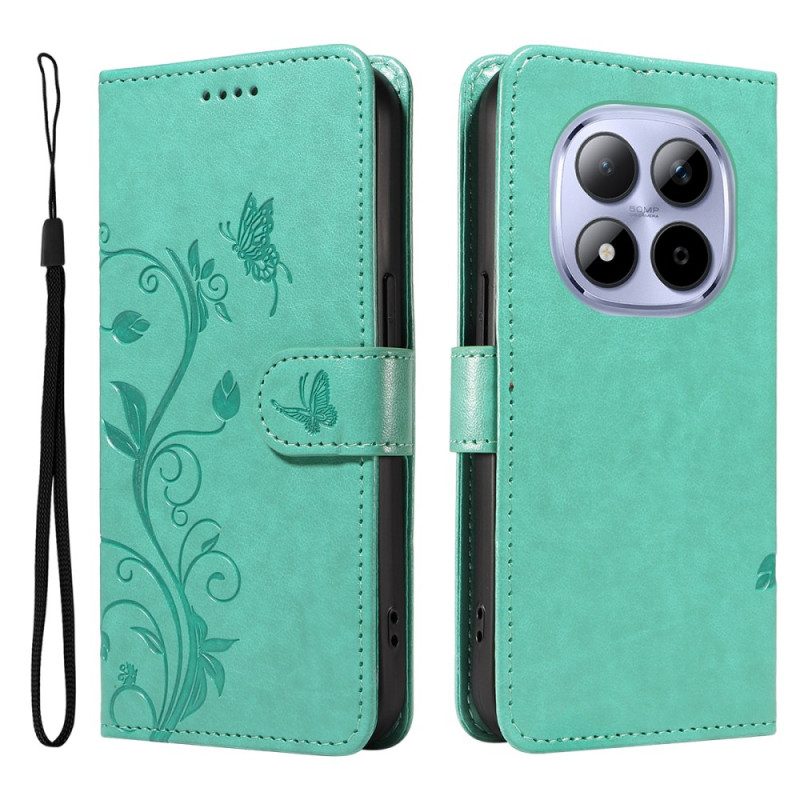 Fodral För Xiaomi Redmi Note 15 Pro 5g Blomstermönster