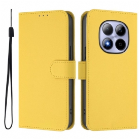 Fodral För Xiaomi Redmi Note 15 Pro 5g Enkelt Konstläder