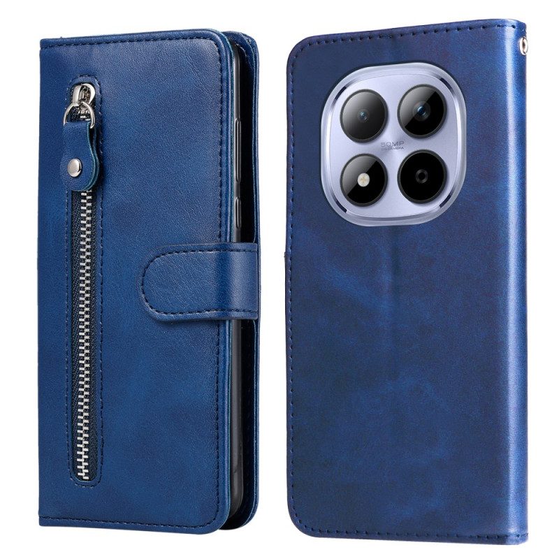 Fodral För Xiaomi Redmi Note 15 Pro 5g Fack Med Dragkedja