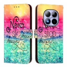 Fodral För Xiaomi Redmi Note 15 Pro 5g Sluta Aldrig Drömma