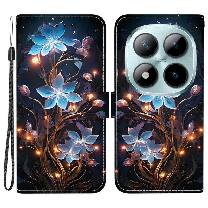 Fodral För Xiaomi Redmi Note 15 Pro 5g Små Lyktblommor