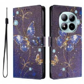 Fodral För Xiaomi Redmi Note 15 Pro Plus 5g Dyrbara Fjärilar