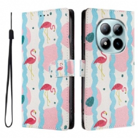 Fodral För Xiaomi Redmi Note 15 Pro Plus 5g Flamingos