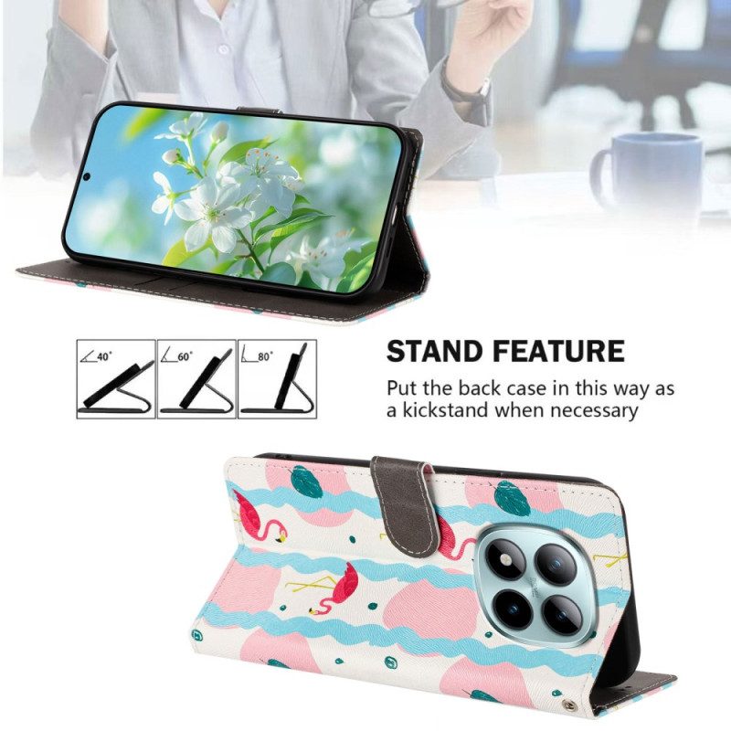 Fodral För Xiaomi Redmi Note 15 Pro Plus 5g Flamingos