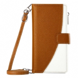 Fodral För Xiaomi Redmi Note 15 Pro Plus 5g Tvåfärgad Med Remmar