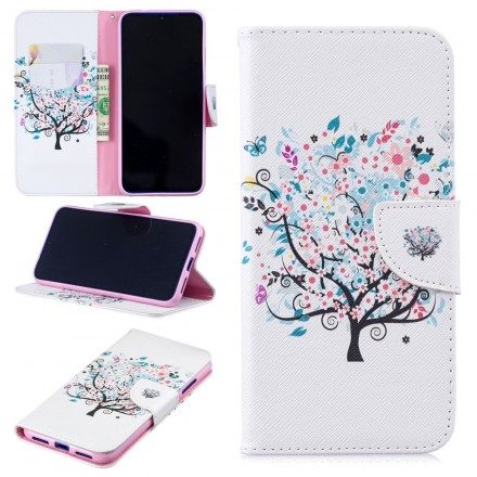 Fodral För Xiaomi Redmi Note 7 Blommigt Träd