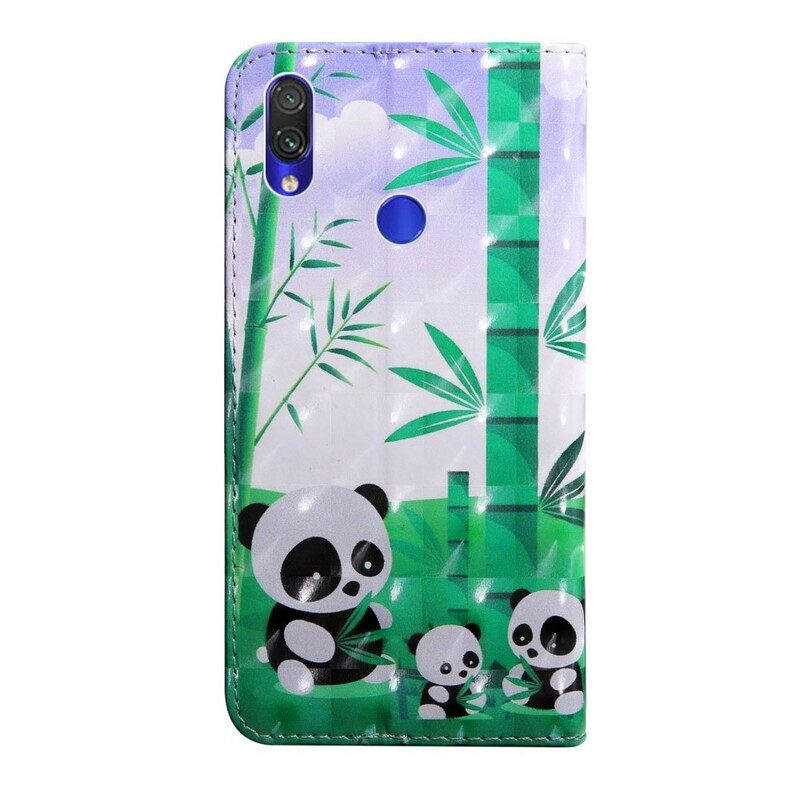 Fodral För Xiaomi Redmi Note 7 Mamma Octave Och Anne The Pandas