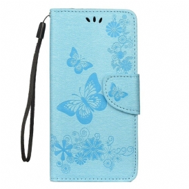 Fodral För Xiaomi Redmi Note 7 Med Kedjar Fantastiska Remfjärilar