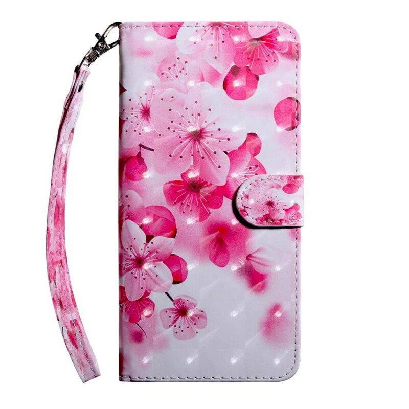 Fodral För Xiaomi Redmi Note 7 Rosa Blommor