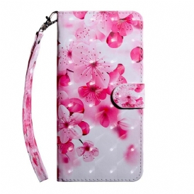 Fodral För Xiaomi Redmi Note 7 Rosa Blommor