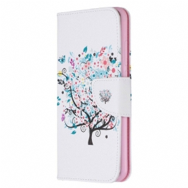 Fodral För Xiaomi Redmi Note 8 Blommigt Träd