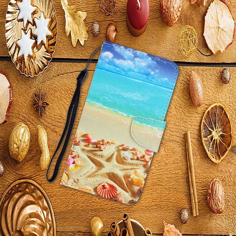 Fodral För Xiaomi Redmi Note 8 Med Kedjar Thong Beach
