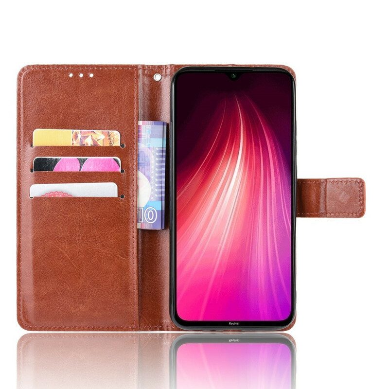 Fodral För Xiaomi Redmi Note 8 Plinkande Konstläder