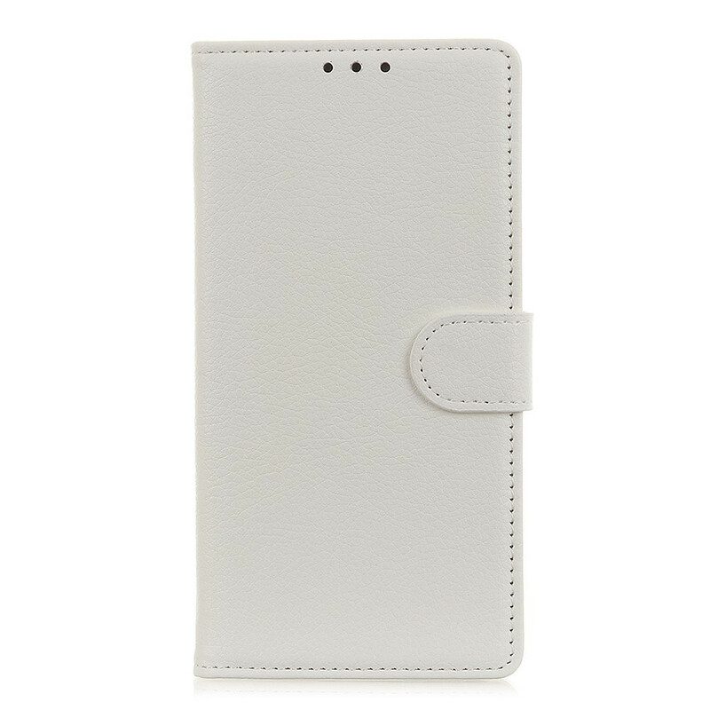 Fodral För Xiaomi Redmi Note 8 Pro Faux Leather Litchi Tradition