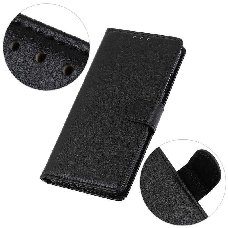 Fodral För Xiaomi Redmi Note 8 Pro Faux Leather Litchi Tradition