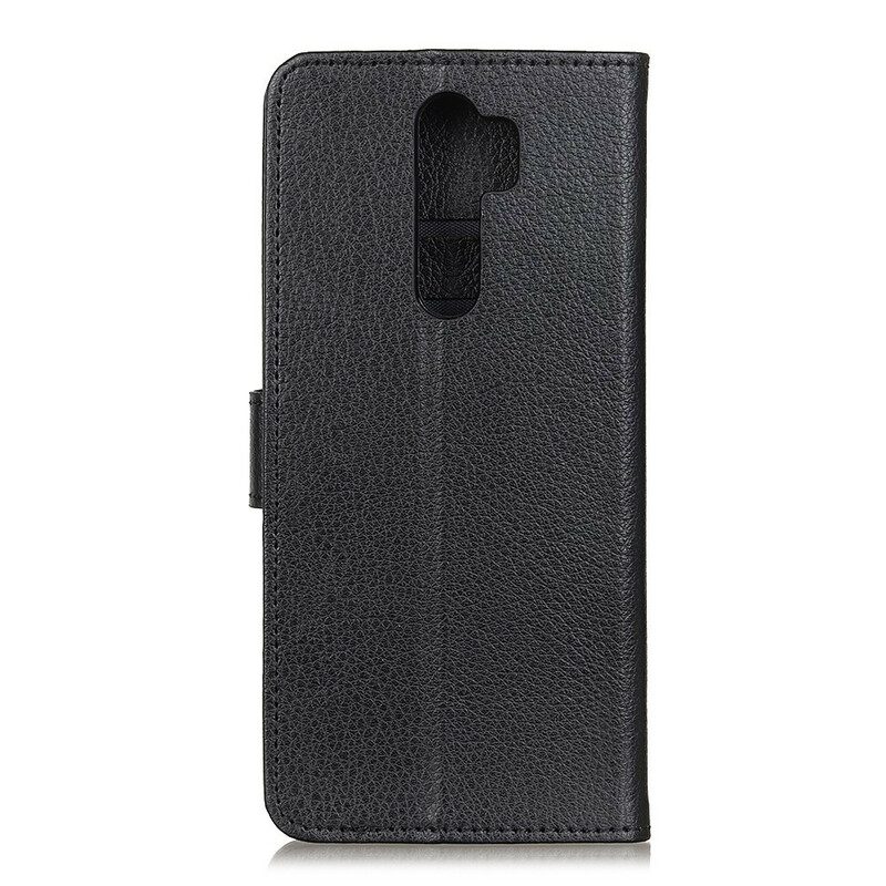 Fodral För Xiaomi Redmi Note 8 Pro Faux Leather Litchi Tradition