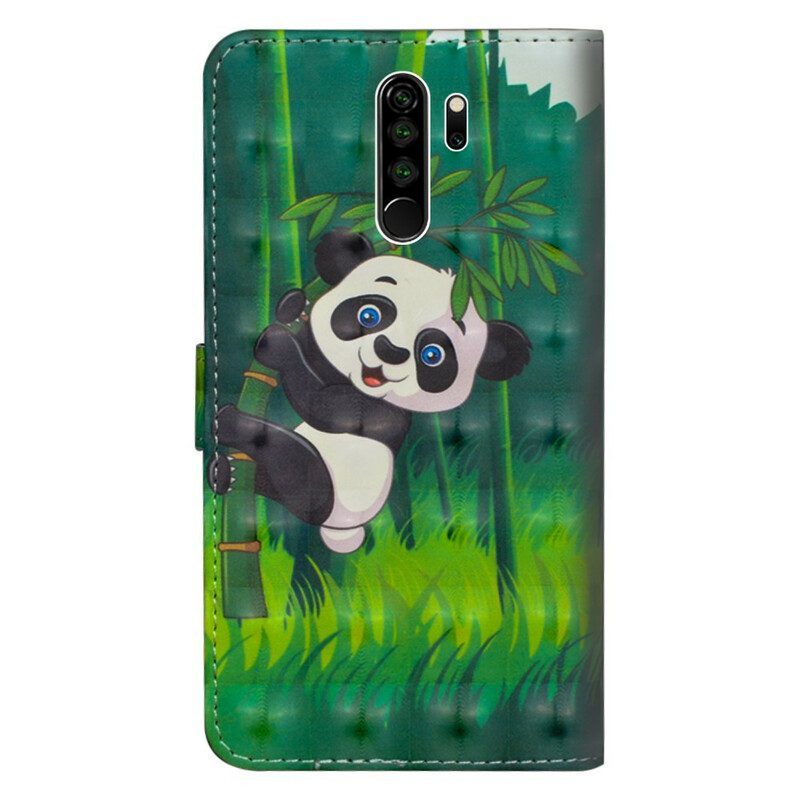 Fodral För Xiaomi Redmi Note 8 Pro Panda Och Bambu