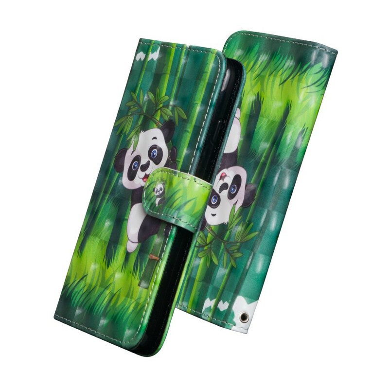 Fodral För Xiaomi Redmi Note 8 Pro Panda Och Bambu