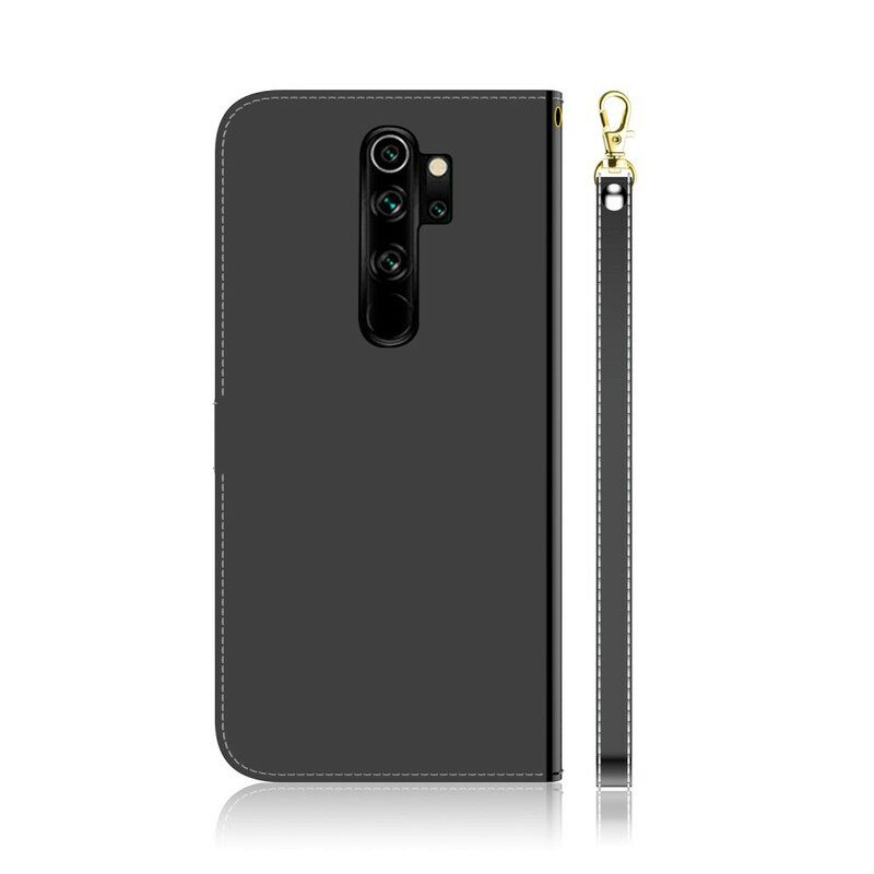 Fodral För Xiaomi Redmi Note 8 Pro Spegelskydd I Konstläder