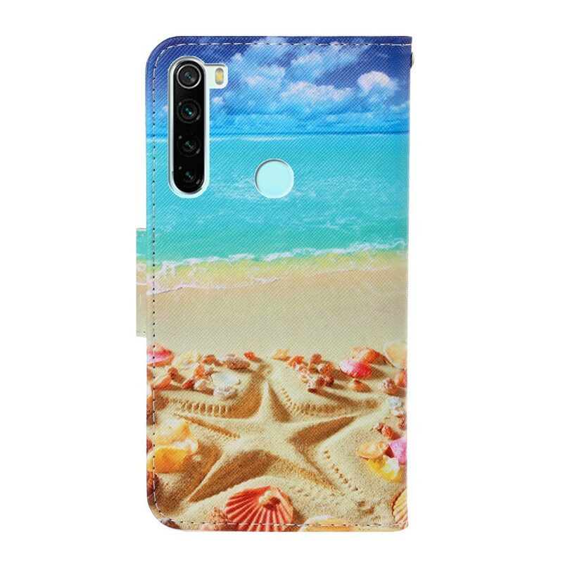 Fodral För Xiaomi Redmi Note 8T Med Kedjar Thong Beach