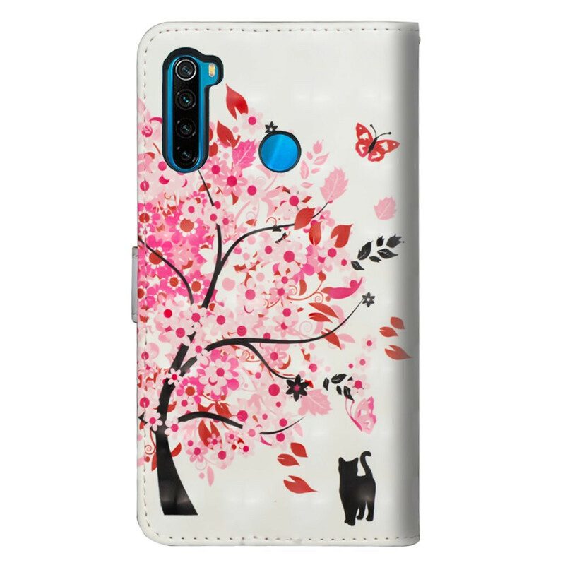 Fodral För Xiaomi Redmi Note 8T Rosa Träd