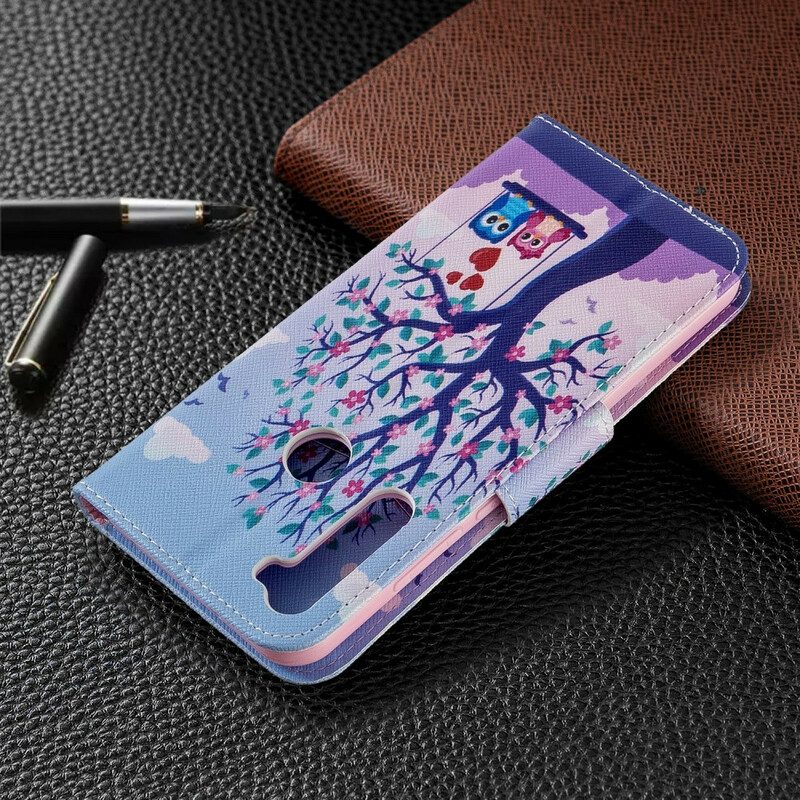Fodral För Xiaomi Redmi Note 8T Ugglor På Gungan