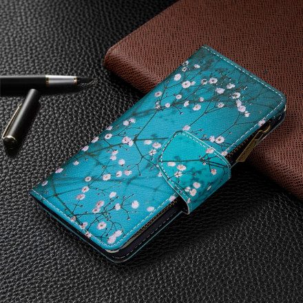 Fodral För Xiaomi Redmi Note 8T Zip-trädficka