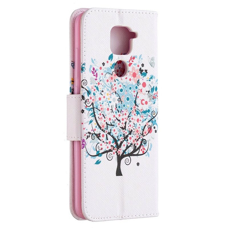 Fodral För Xiaomi Redmi Note 9 Blommigt Träd