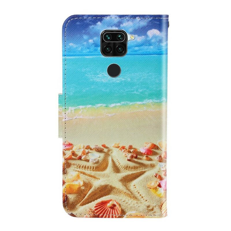 Fodral För Xiaomi Redmi Note 9 Med Kedjar Thong Beach